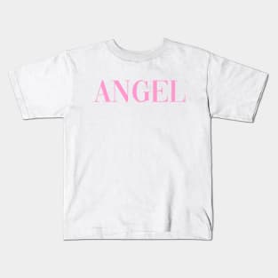 Angel - Pose - Pink Kids T-Shirt